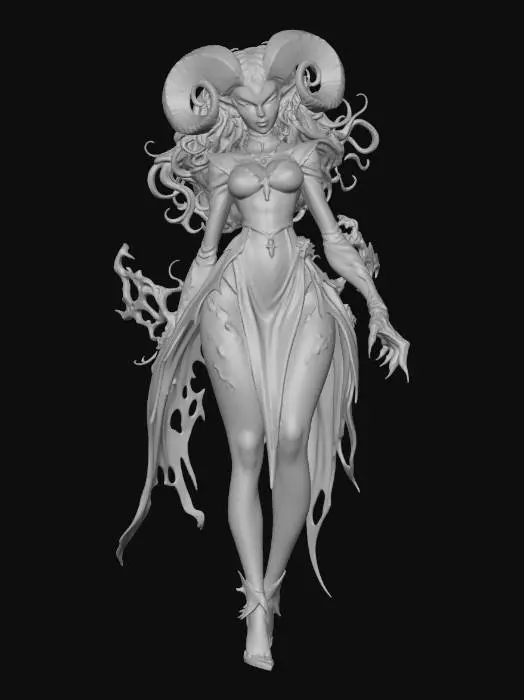 3D model for Female Shadow Enchantress