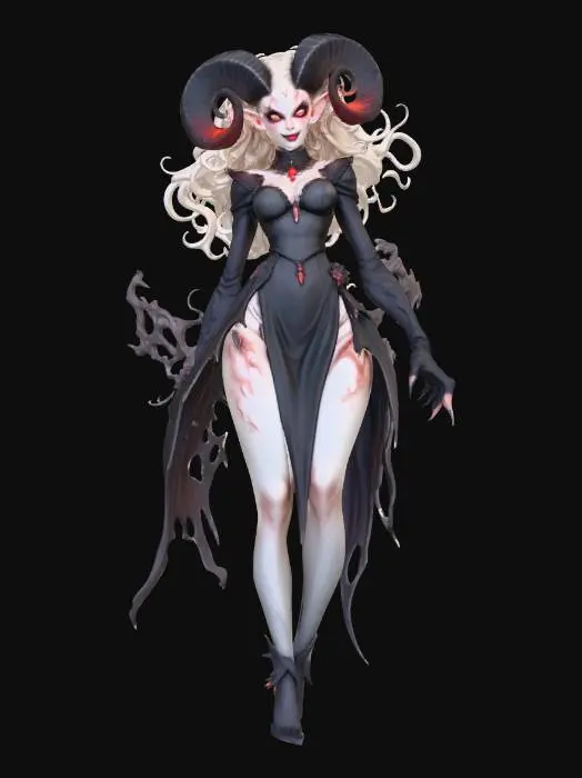 3D model for Female Shadow Enchantress