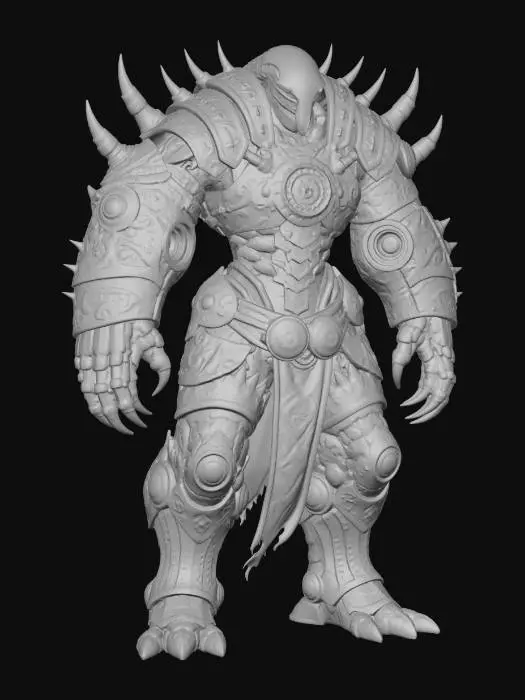 3D model for Oriental Cyber Golem