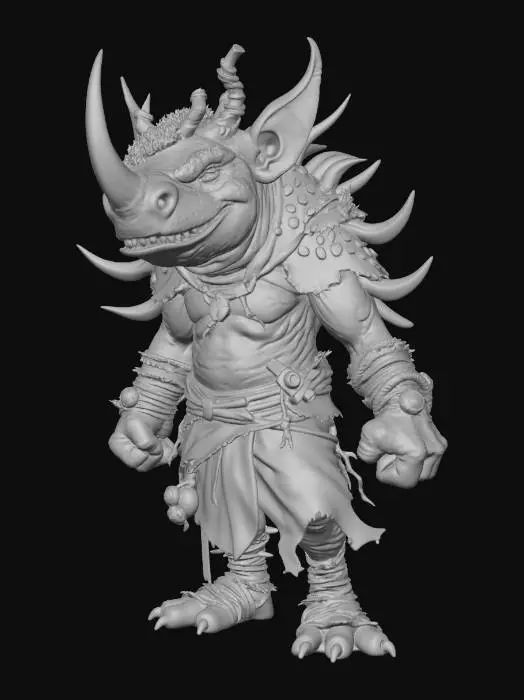 3D model for Rhino Desert Gardener