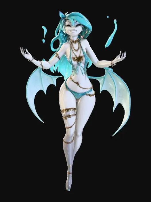 3D model for Miss Aquatic Serenity