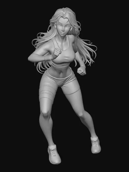 3D model for Female Spin