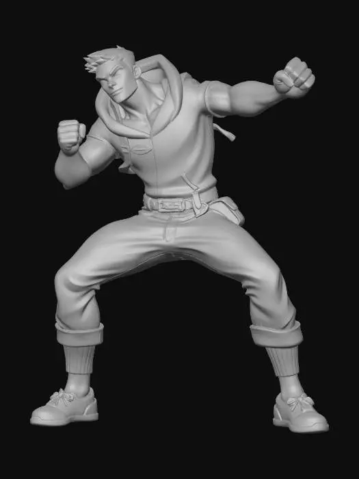 3D model for Hero Warrior Stance