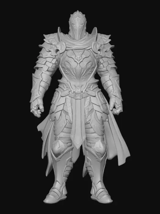 3D model for Knight of Valour