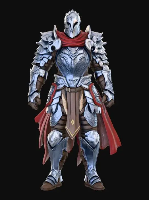 3D model for Knight of Valour