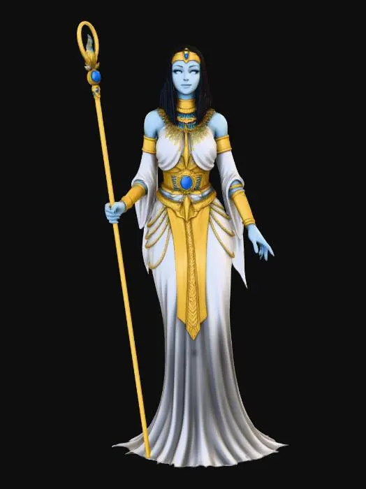 3D model for Female Mystic Water Guardian