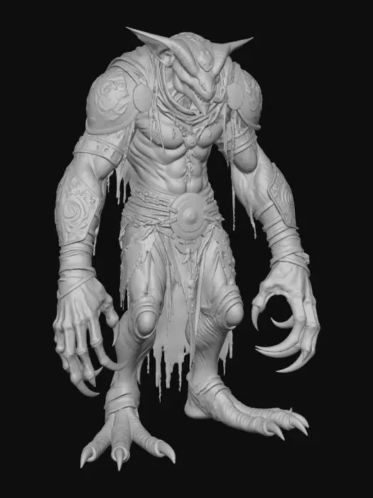 3D model for Desert Sand Monster