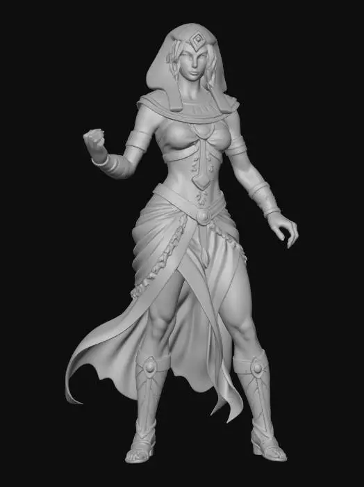 3D model for Female Egyptian Pharaoh