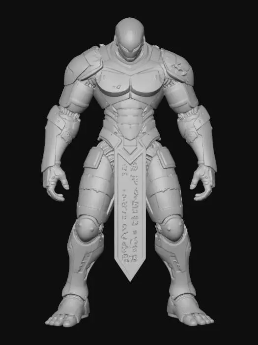 3D model for Ancient Stone Golem