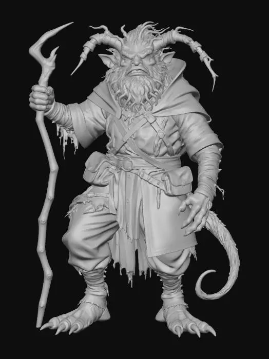 3D model for Fantsy Forest Druid