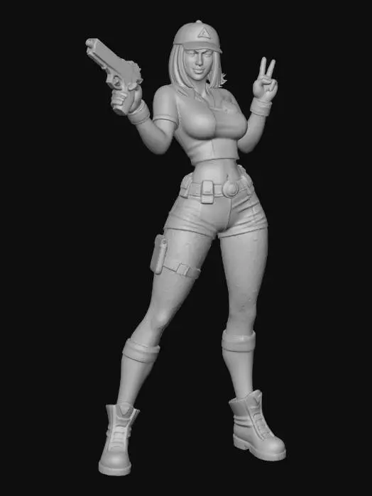 3D model for Peacekeeper in Purple