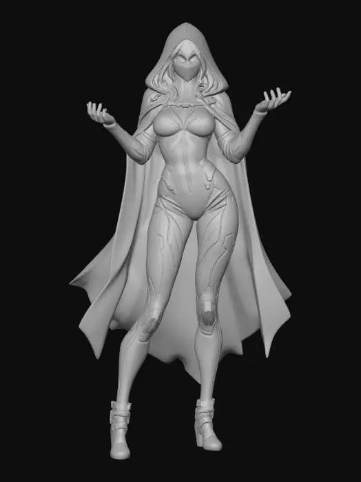 3D model for Female Futuristic Mystic