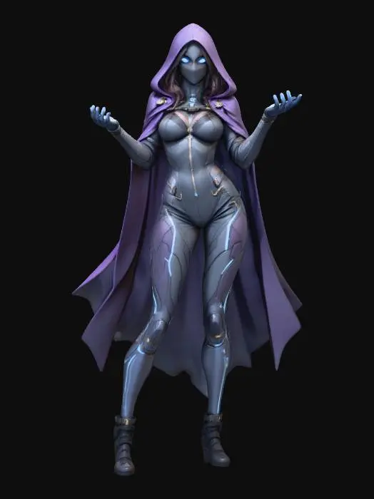 3D model for Female Futuristic Mystic