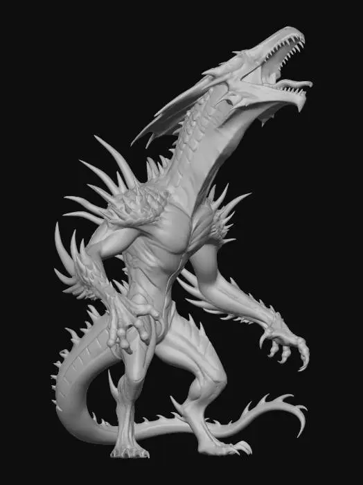 3D model for Draconic Beast