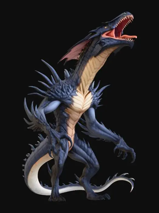 3D model for Draconic Beast