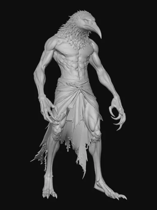 3D model for Raven Monster