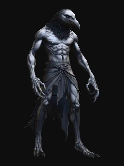 3D model for Raven Monster
