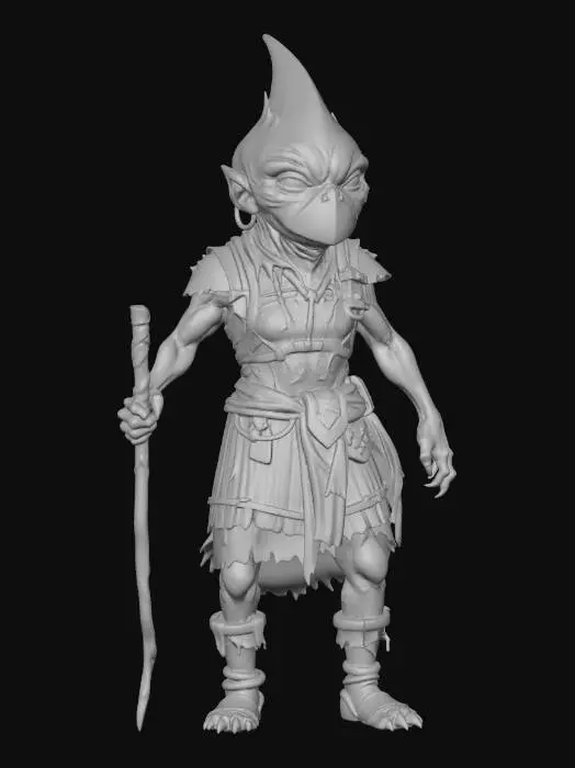 3D model for Guardian from Another World