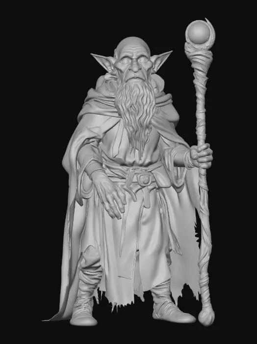 3D model for Elder of the Mystical Mage