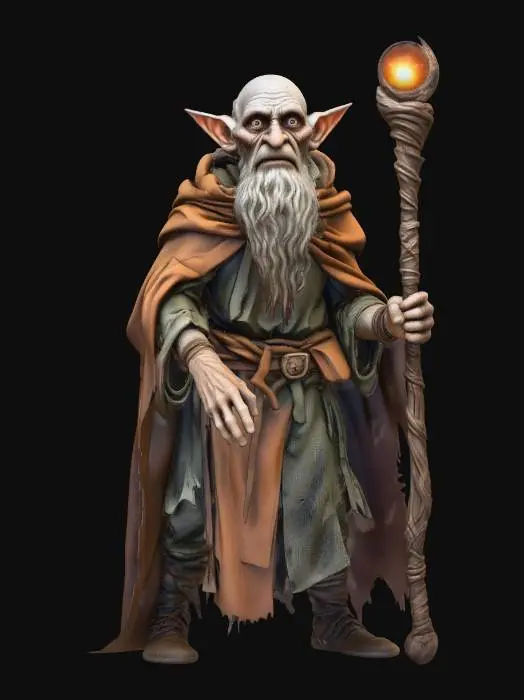 3D model for Elder of the Mystical Mage