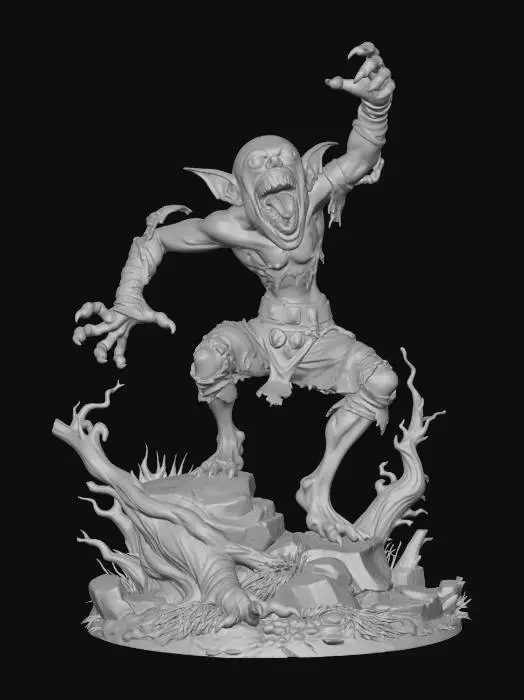 3D model for Goblin on the Rock