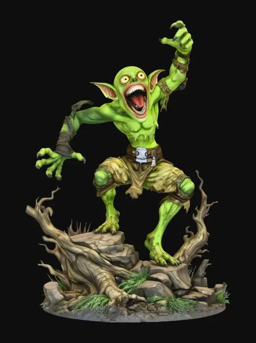 3D model for Goblin on the Rock