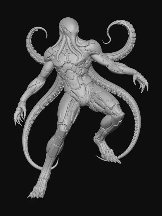 3D model for Octo-Cyber