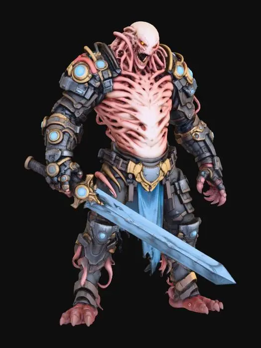 3D model for Cyber-Organic Warrior