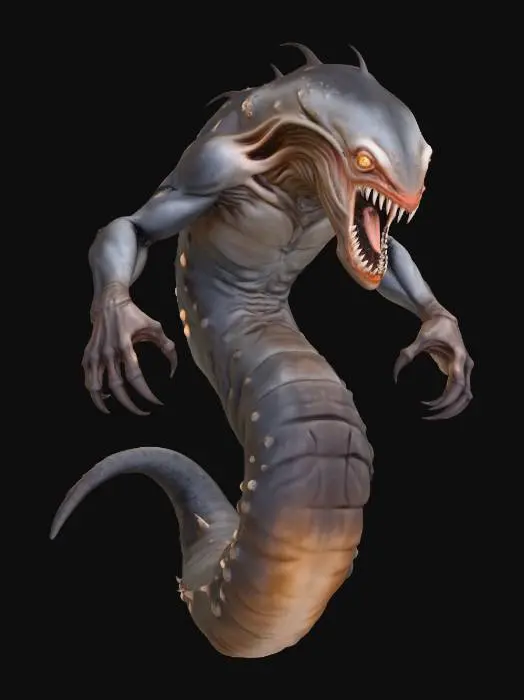 3D model for Slime Abyssal Worm