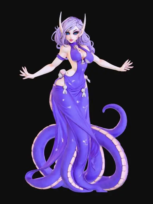 3D model for Female Mystic Octo-Elegance