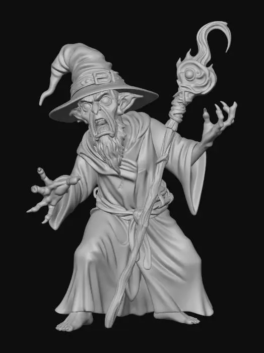 3D model for Arcane Mage