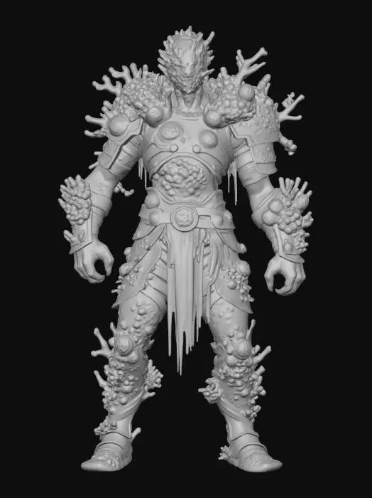 3D model for Coral Warrior