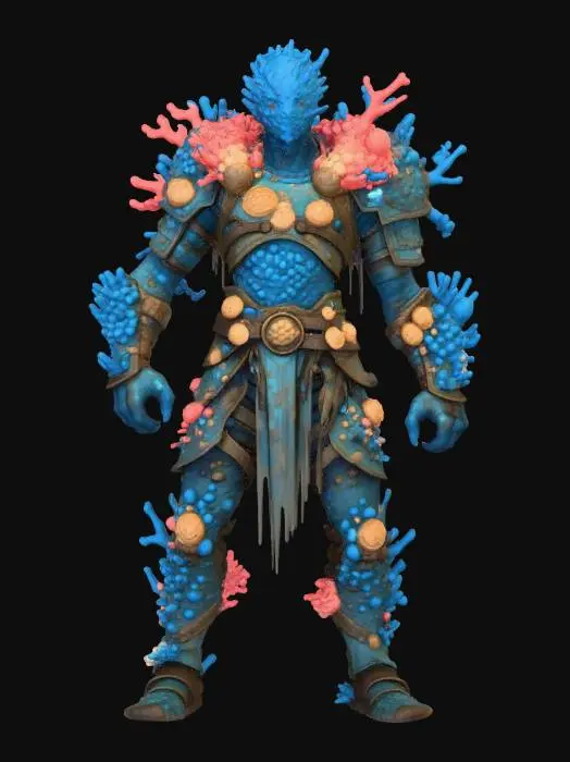 3D model for Coral Warrior