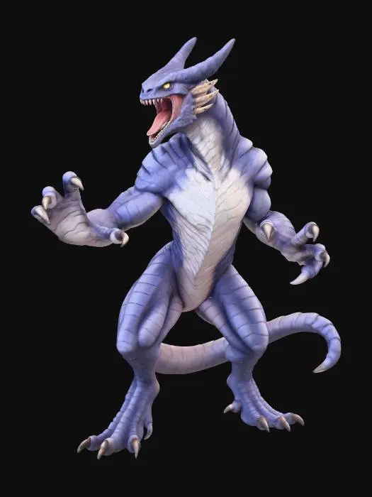 3D model for Purple Dragon Roar