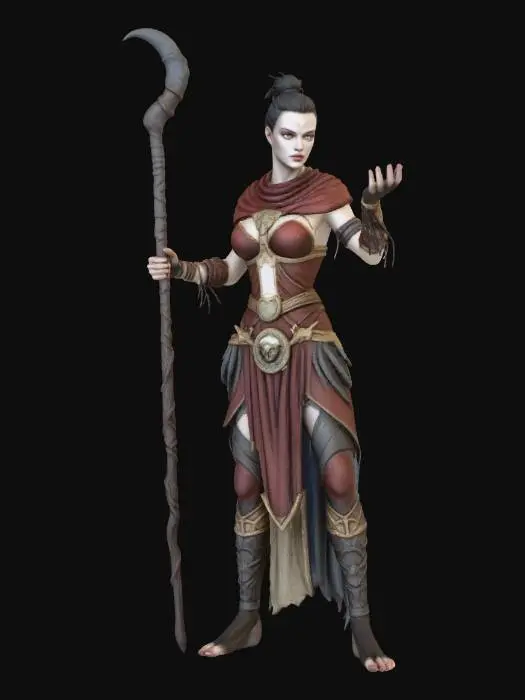 3D model for Sorceress of the Arcane