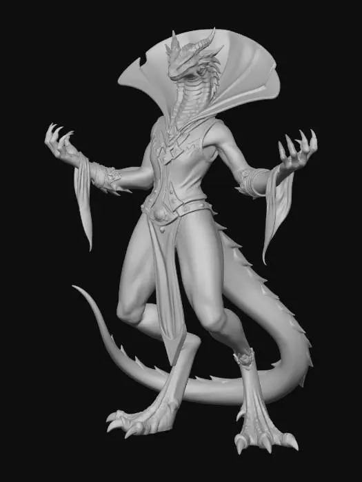 3D model for Handsome Dragon