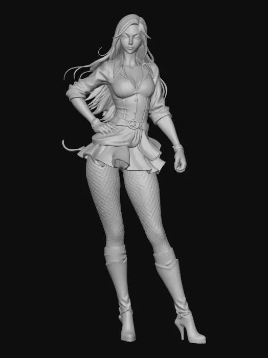 3D model for Female Confident Elegance