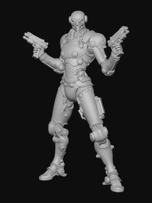 3D model for Cyber Gangster