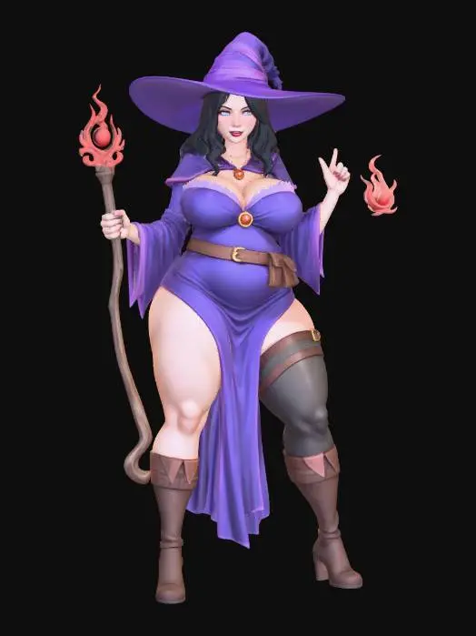 3D model for Enchantress of the Wisp