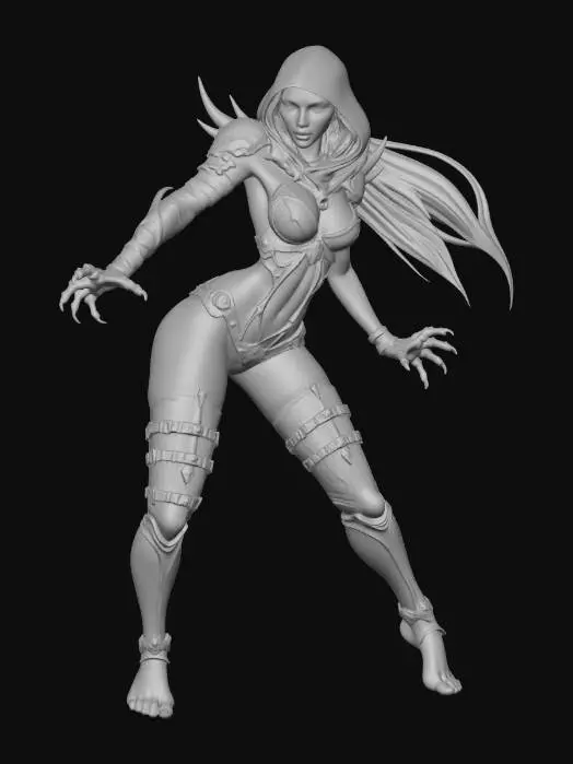 3D model for Female Night Cultist