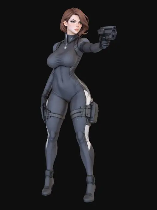 3D model for Midnight Enforcer