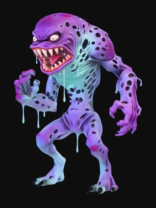 3D model for Violet Slimebeast