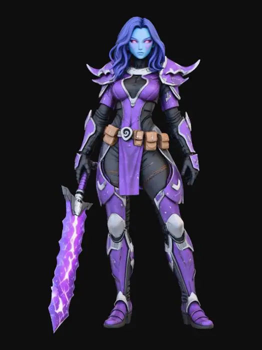 3D model for Woman Nebula Warden