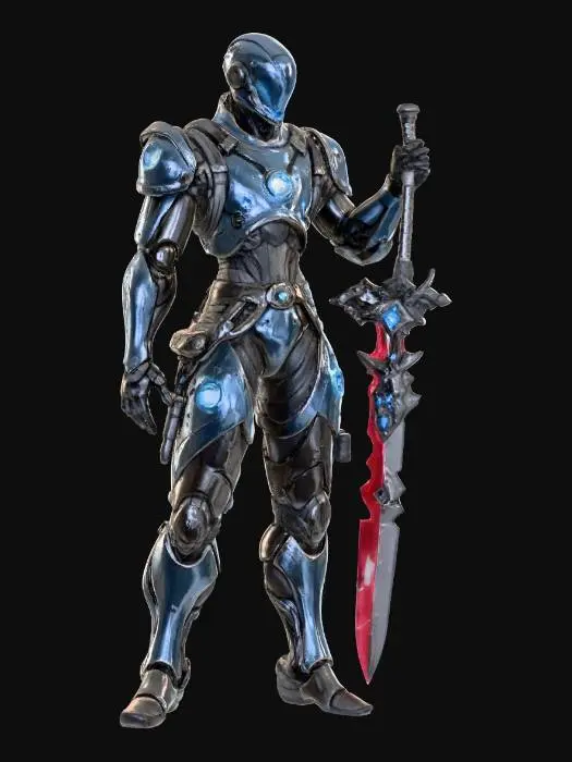 3D model for Cosmic Cyborg Warrior