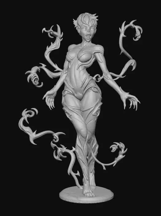 3D model for Tendrils of the Azure Queen