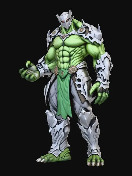3D model for Emerald Armored Colossus
