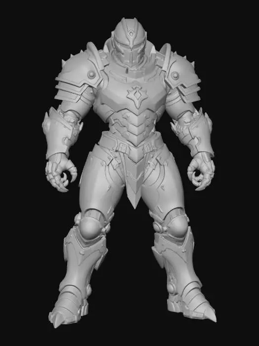3D model for Magma Iron Knight