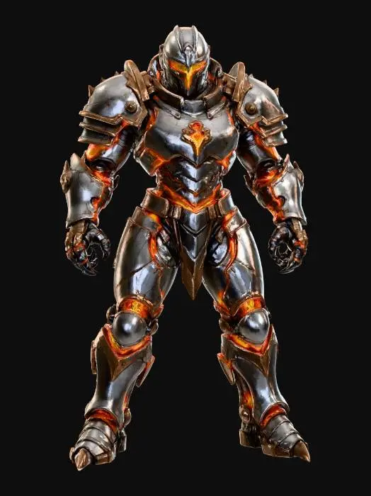 3D model for Magma Iron Knight