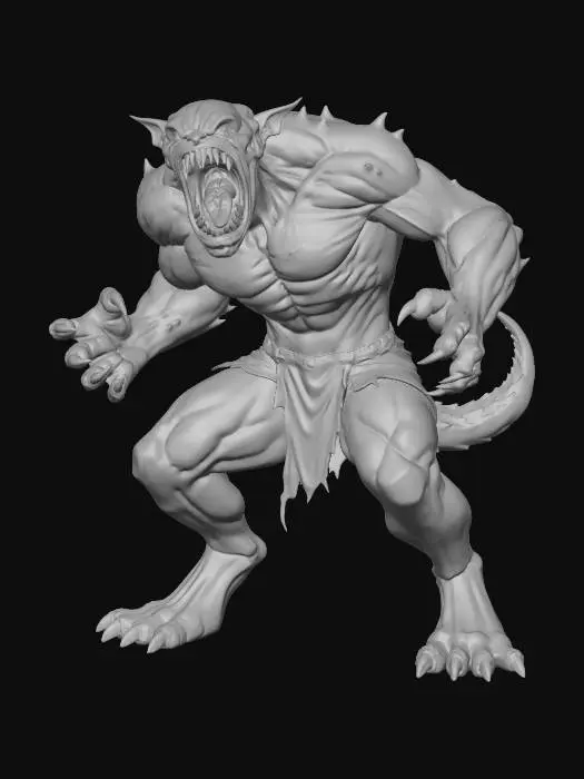 3D model for Raged Beast