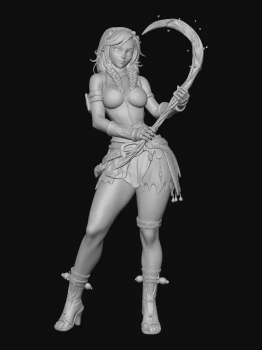3D model for Azure Crescent Sorceress